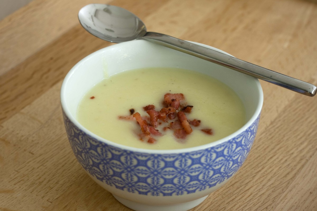 Jordskokkesuppe med bacon