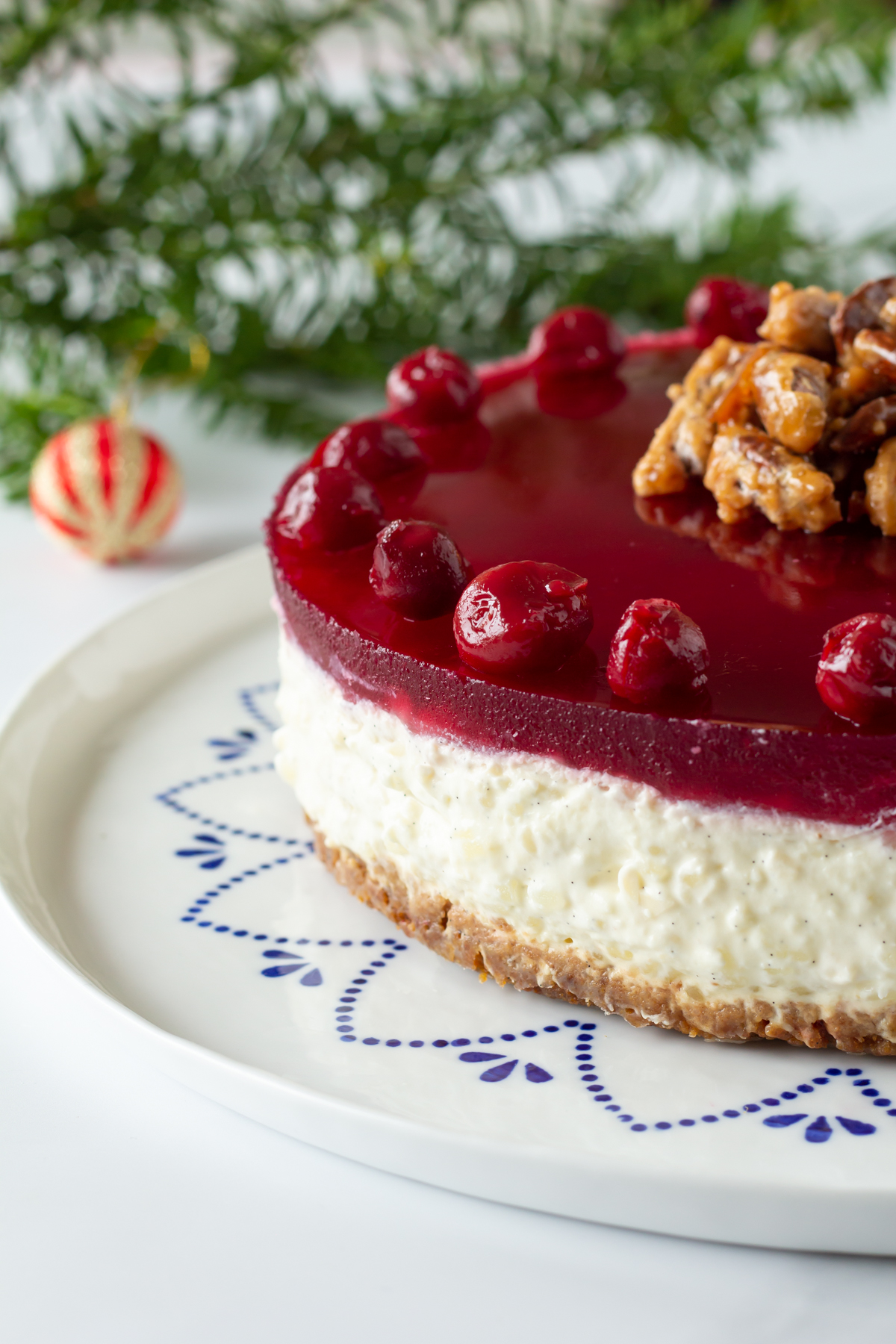 Risalamande cheesecake - en skøn julecheesecake