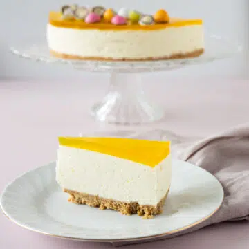 Citron cheesecake påskecheesecake ()